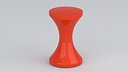 Tam Tam Pop Stool plastic Red