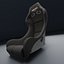 Bride ZIEG IV Classic Seat - Black FRP Silver Shell 3D Model 2026