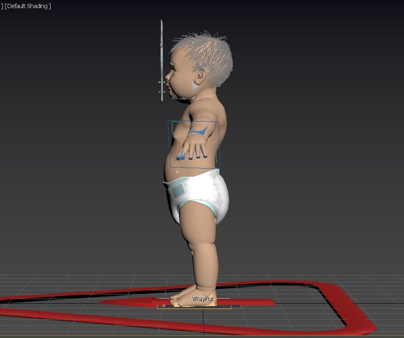 Baby rigged 3D model - TurboSquid 1355574