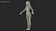 3D nude woman t-pose model