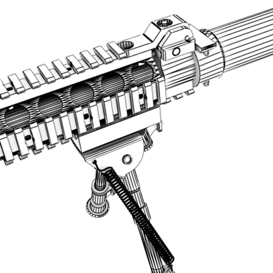 3d Sr-25 Sniper Rifle