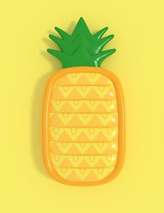 3D inflatable pineapple float