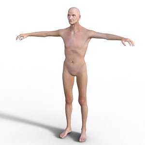 Realistic Old Man - Rigged