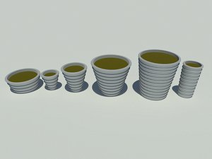 Ribbed Series Planter Collection - Landscape Containers