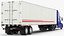 Semi Truck with Trailer Generic Rigged