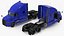 Semi Truck with Trailer Generic Rigged