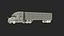 Semi Truck with Trailer Generic Rigged