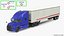 Semi Truck with Trailer Generic Rigged