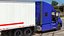 Semi Truck with Trailer Generic Rigged