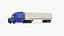 Semi Truck with Trailer Generic Rigged