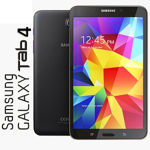 samsung galaxy tab 4 3d model