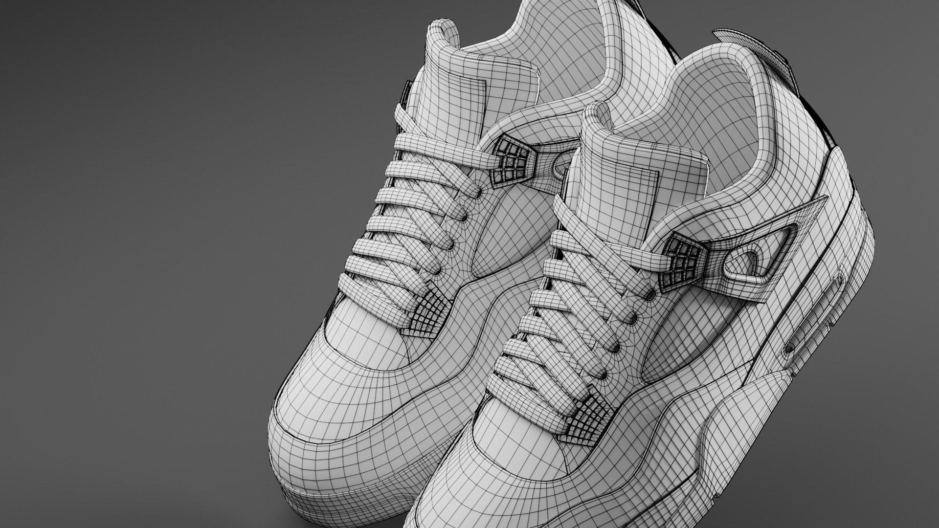 Air Jordan 4 - Nike shoes - 02 3D model https://p.turbosquid.com/ts-thumb/Za/0B2qOg/56/w_02/jpg/1707389976/1920x1080/fit_q87/5f8a5254990b654a5c398b5bfacf41d0d7582b11/w_02.jpg