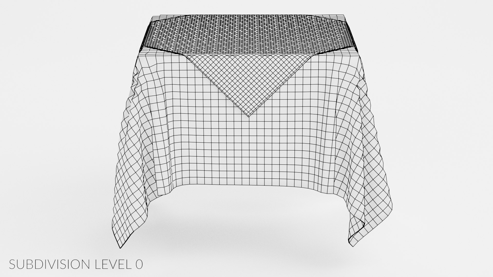 Table Cloth Tablecloth Model - TurboSquid 1507194