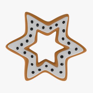 3D christmas biscuit model