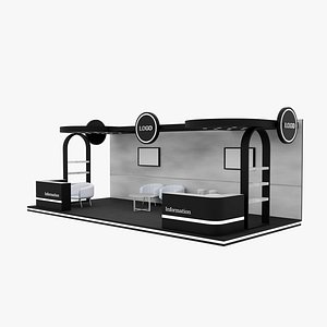 Modern Exhibition Booth 6x3m