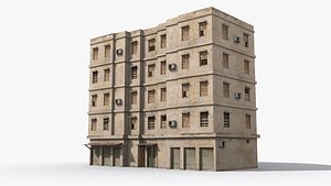 3D Arab Middle East Building x2