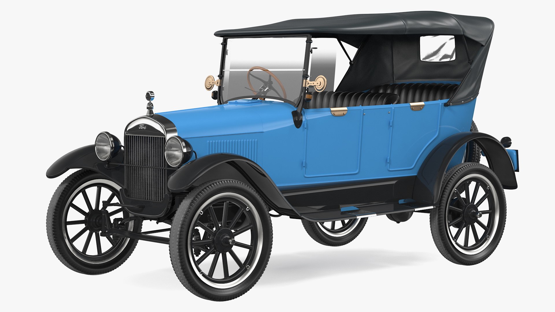 Classic Ford Model T 1926 3D model preview
