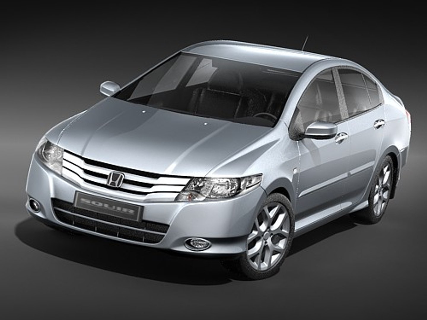 Honda City Sedan Car 3d Model