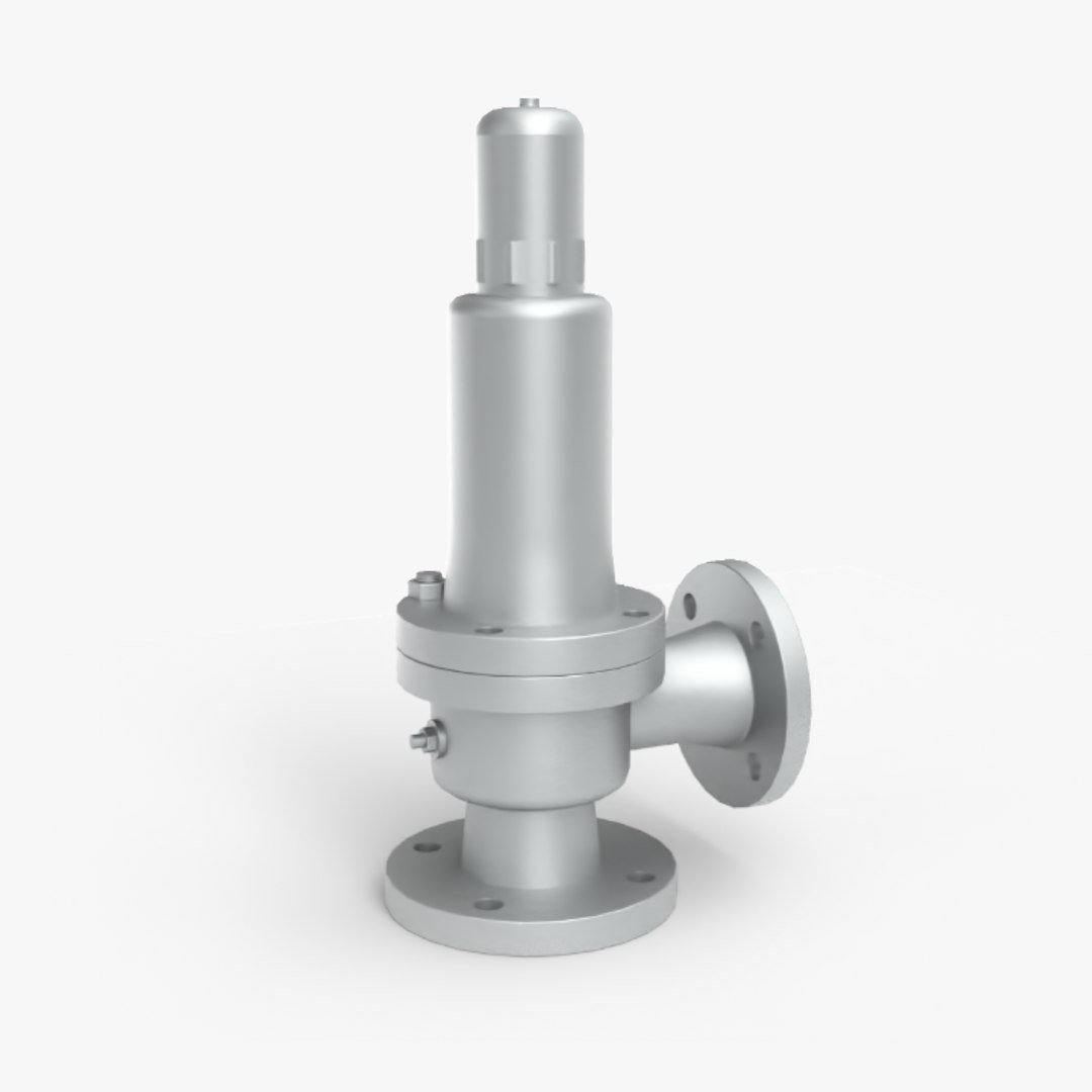 Safety valve model - TurboSquid 2018249