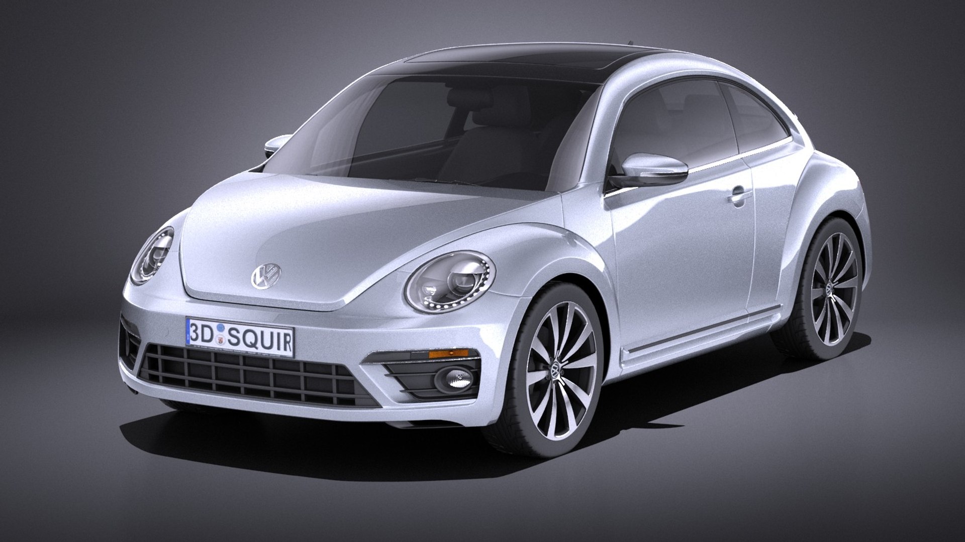 2014 Beetle R Model - TurboSquid 1317143