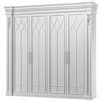 blk wood classcial wardrobe art 107