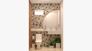 Small Toilet Lavabo DeT