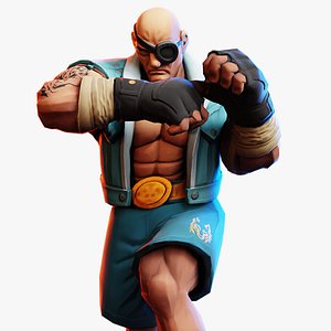 Stylized Fighter Character - BORZ model