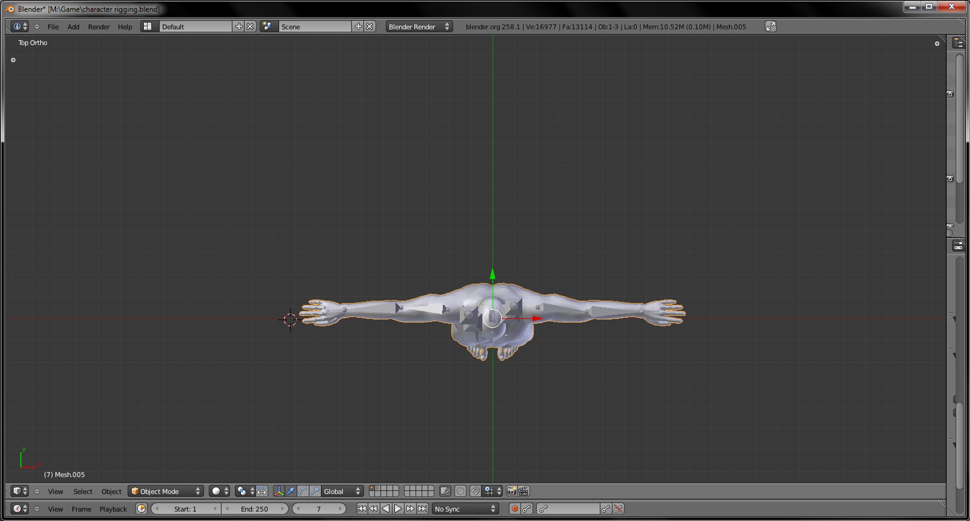 Rigged Guy 3d Model