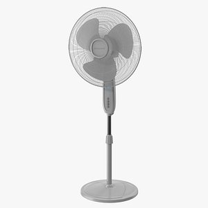 Pedestal Honeywell Fan White