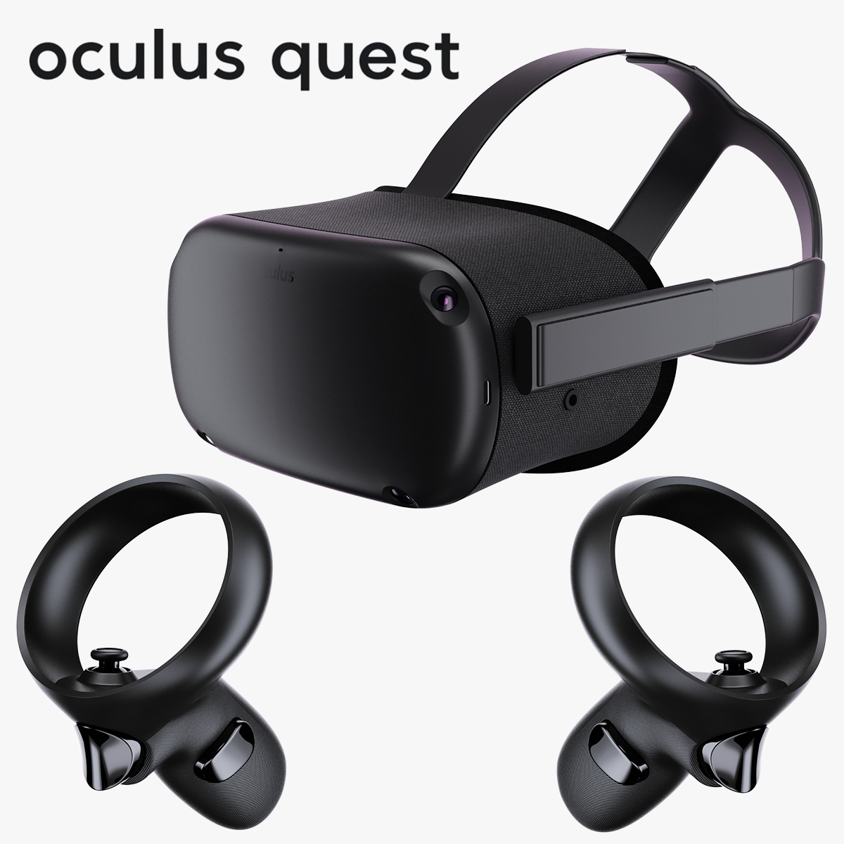 Oculus quest 2019 3D model TurboSquid 1357587