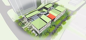 Primary School and Kindergarten -B8 3D model