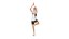 Women Doing Yoga in Tree Pose