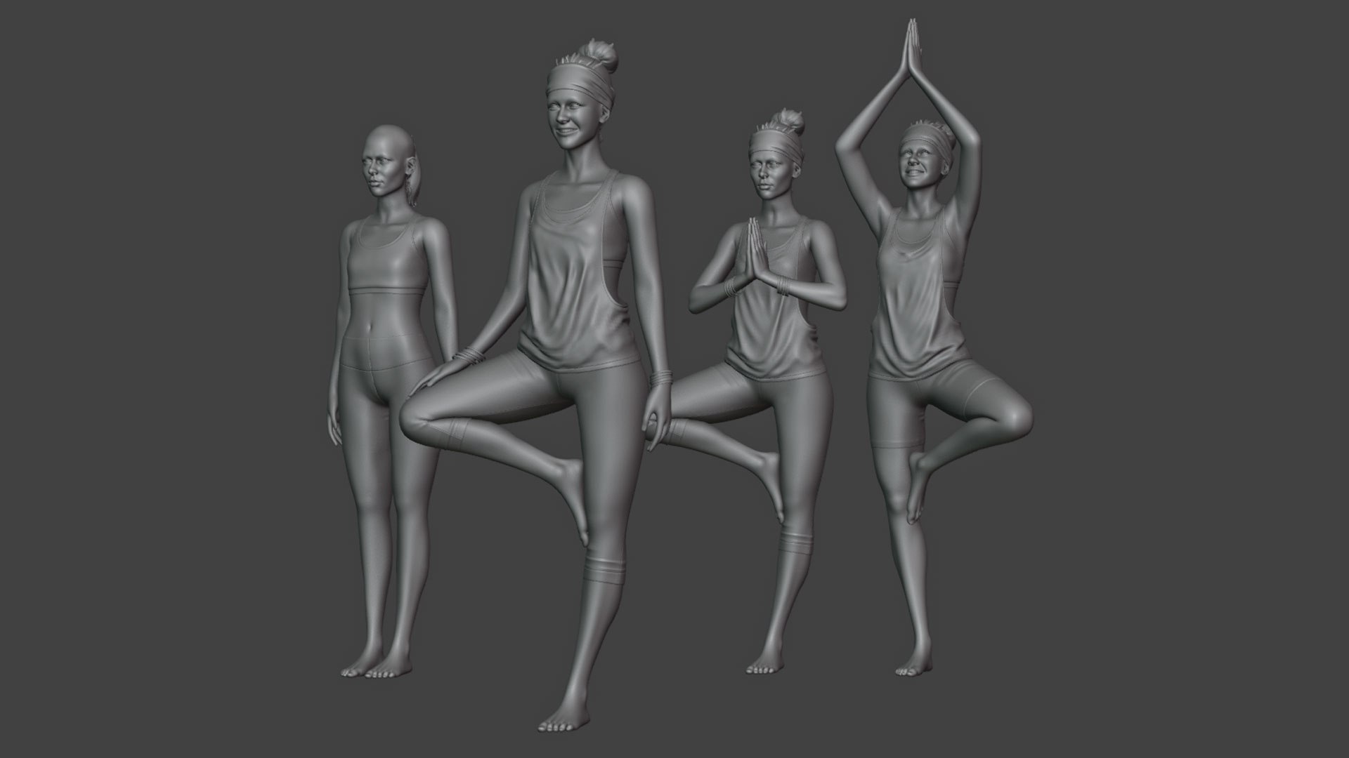 3D Women Doing Yoga in Tree Pose model https://p.turbosquid.com/ts-thumb/Za/WcQz1S/QF/yogatrw_preview07/jpg/1793043742/1920x1080/fit_q87/3beea00908c4f3ad0105e1f0e5c220def33b4e14/yogatrw_preview07.jpg