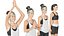 Women Doing Yoga in Tree Pose