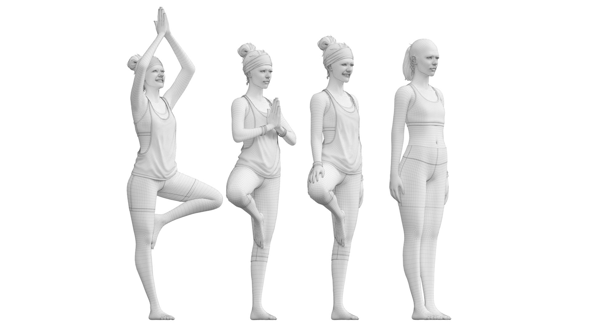 3D Women Doing Yoga in Tree Pose model https://p.turbosquid.com/ts-thumb/Za/WcQz1S/fV/yogatrw_preview09/jpg/1793043743/1920x1080/fit_q87/c44692ccbce45454a8a8e30c843a68105dc76a81/yogatrw_preview09.jpg