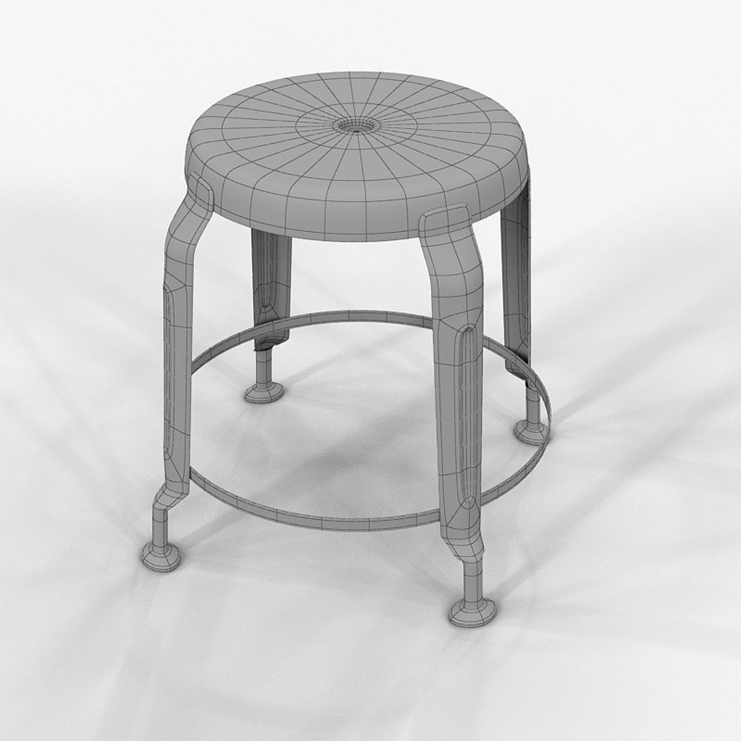 3d Stool Define Gold