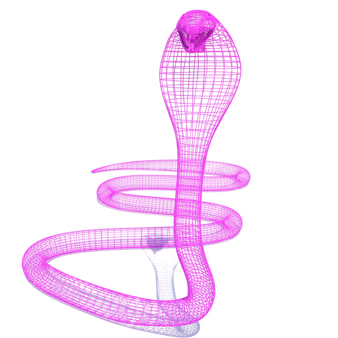 3D King cobra snake sculpture - TurboSquid 2097277