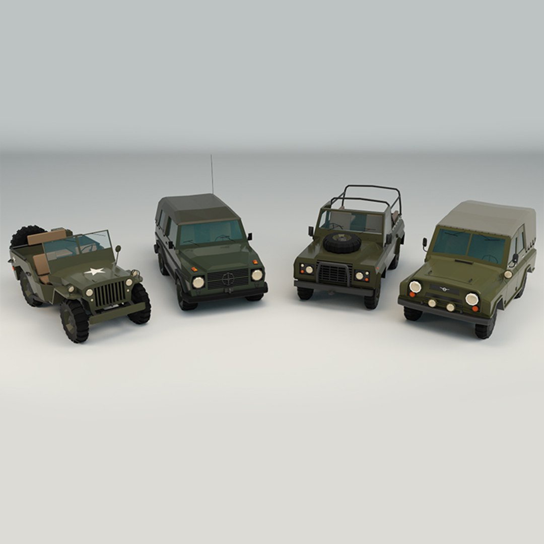 3D Military Jeep - TurboSquid 1423216