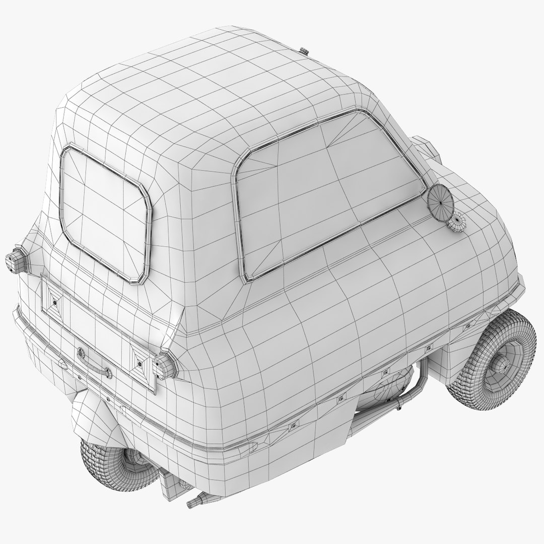 Smallest Peel P50 Car 3d Max