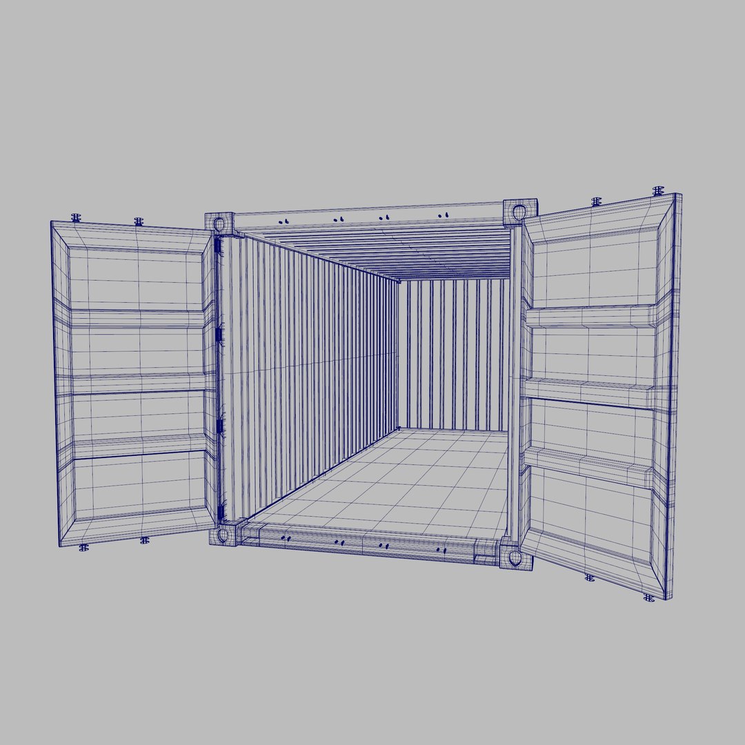 3D Cargo Container Model - TurboSquid 2247389