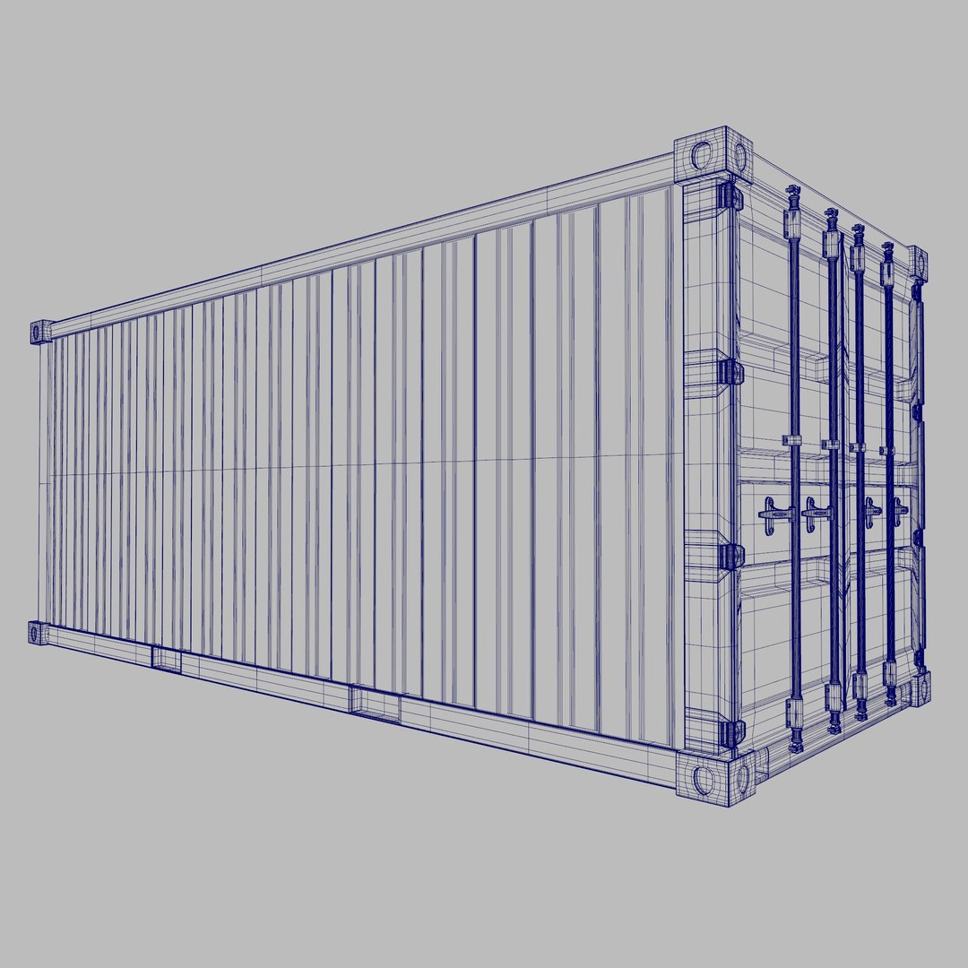 3D Cargo Container Model - TurboSquid 2247389