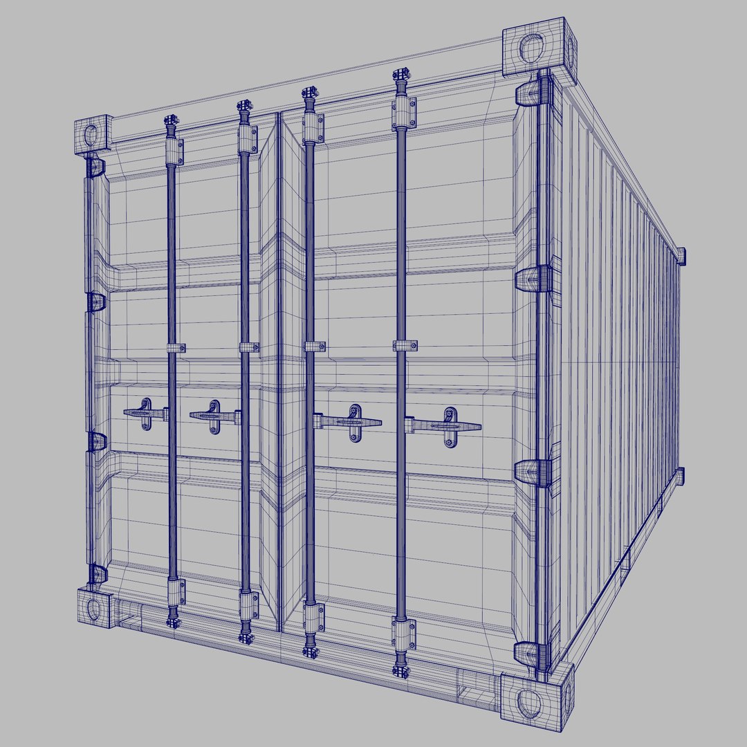 3D Cargo Container Model - TurboSquid 2247389