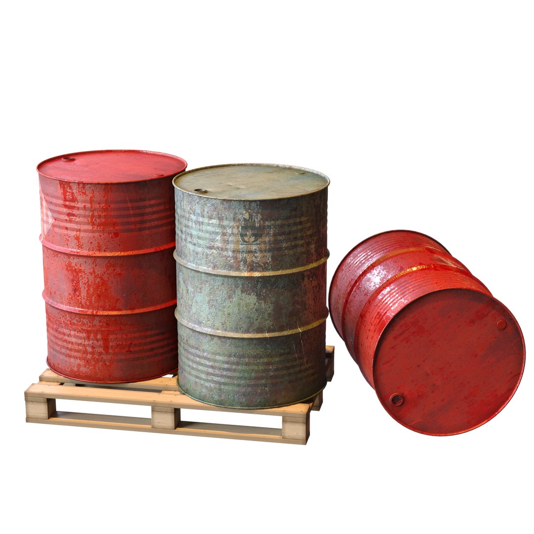 Barrel Fuel 3D Model - TurboSquid 1360915