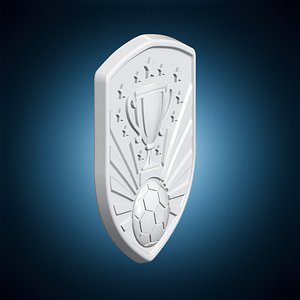 Football Trophy Fridge Magnet 3D 3D Print Model 3D model
