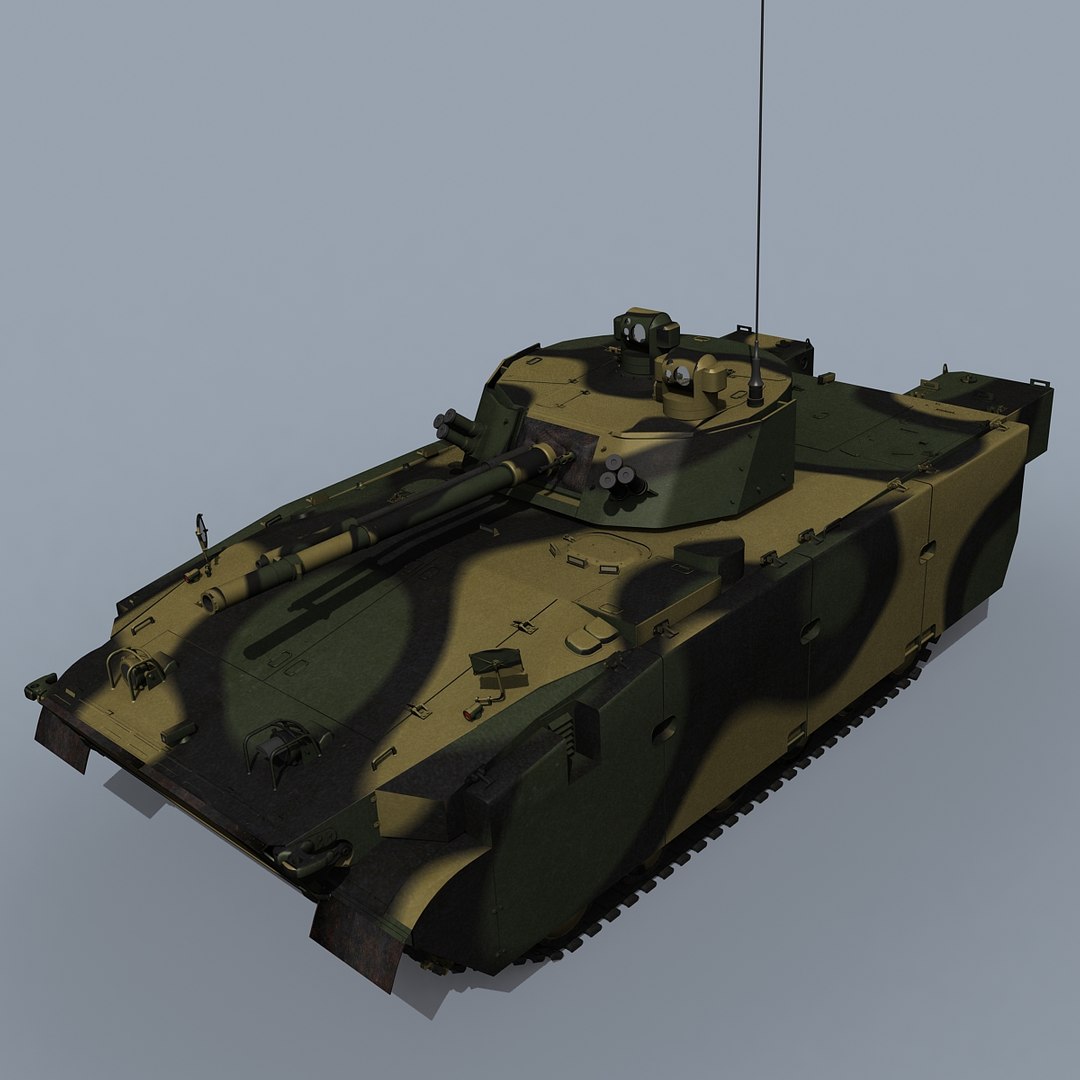 Russian Bmp-3m 3d Model