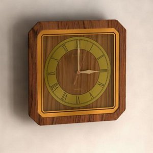 clock 3d model