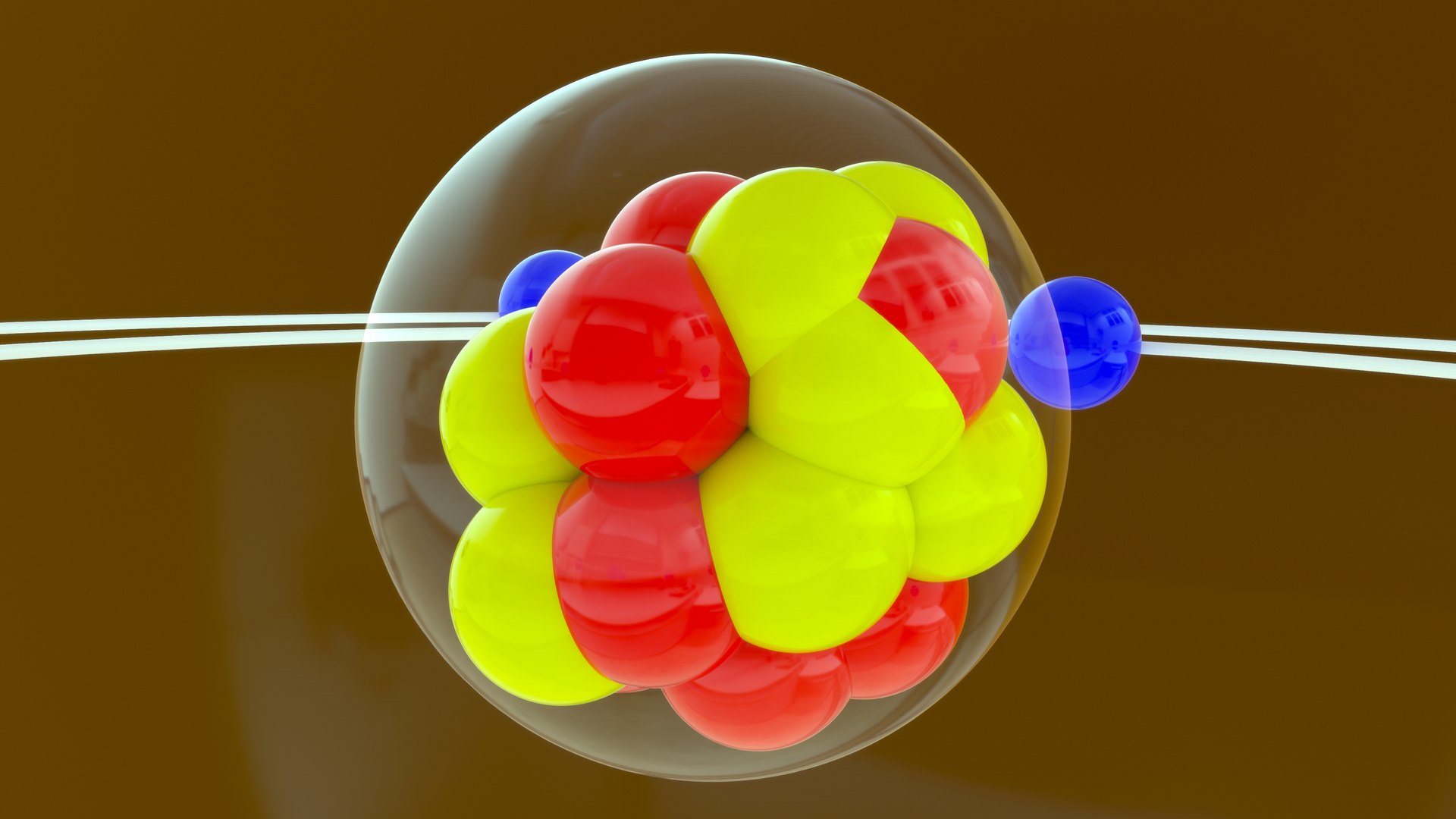 3D Fluorine Atom - TurboSquid 2131536
