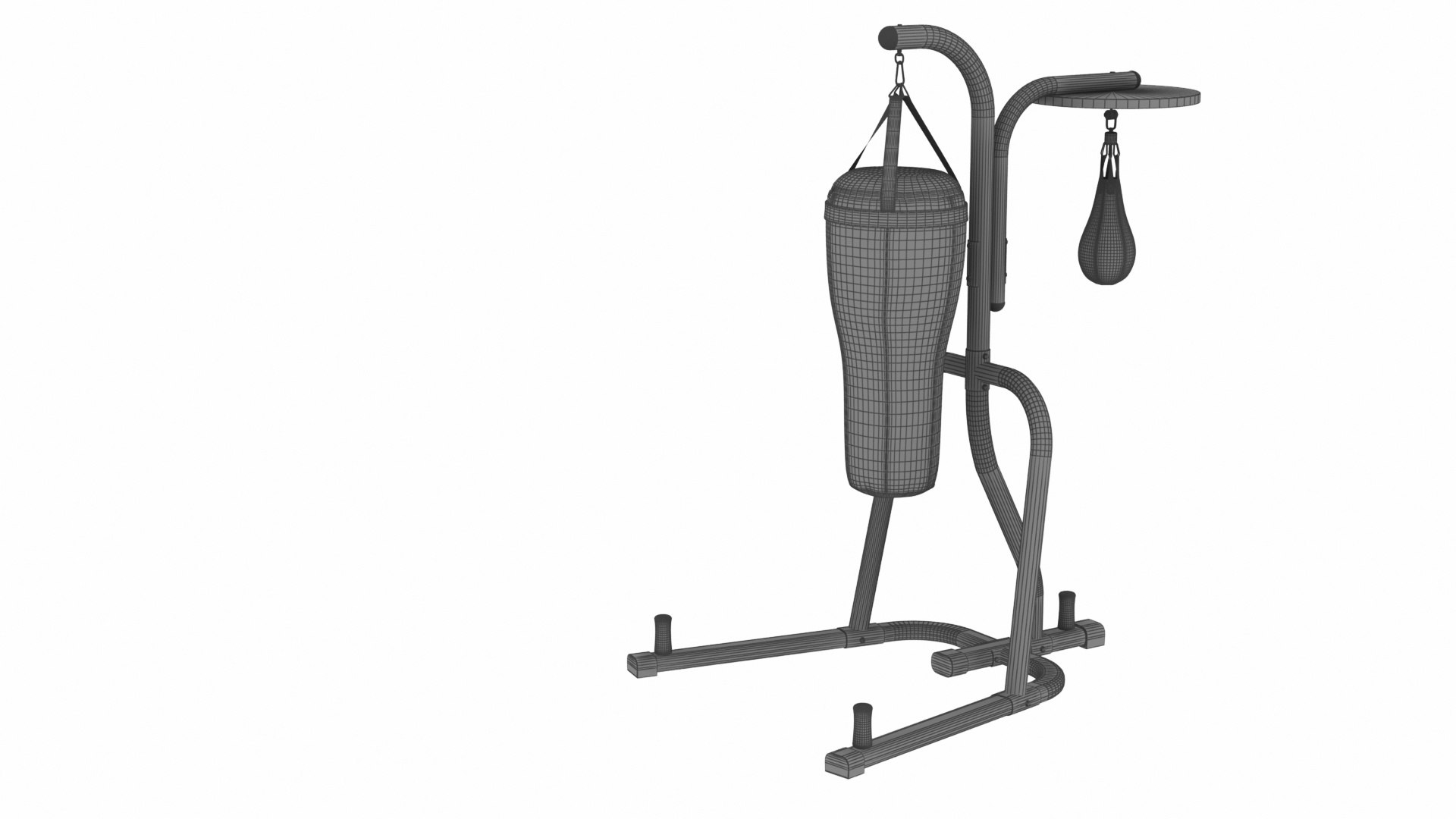 3D Model Boxing Angle Bag With Stand TurboSquid 1959198