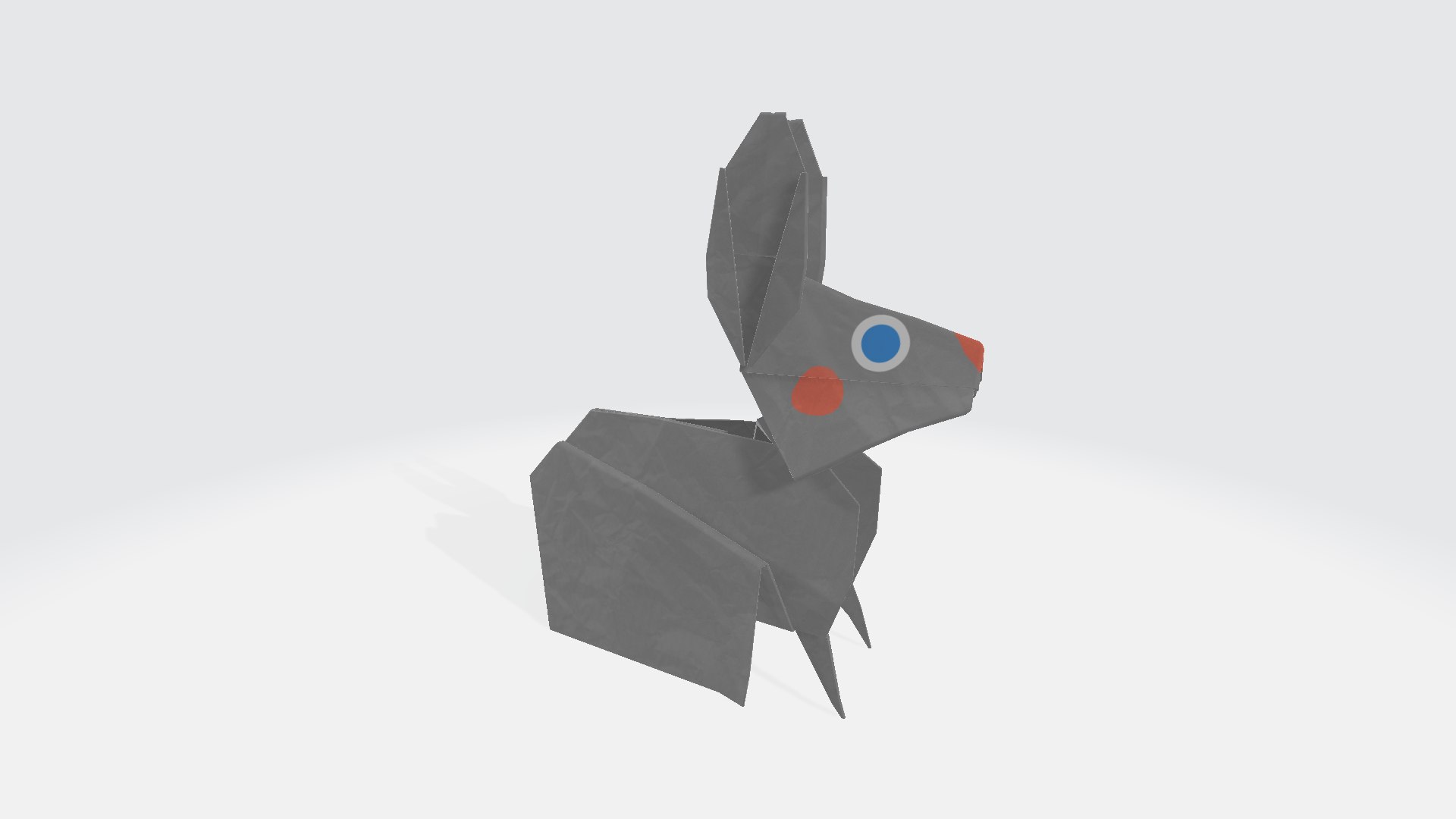 3D Origami Rabbit Model - TurboSquid 2408019