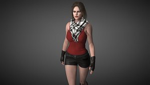 3D model AAA Realistic Female Character 19